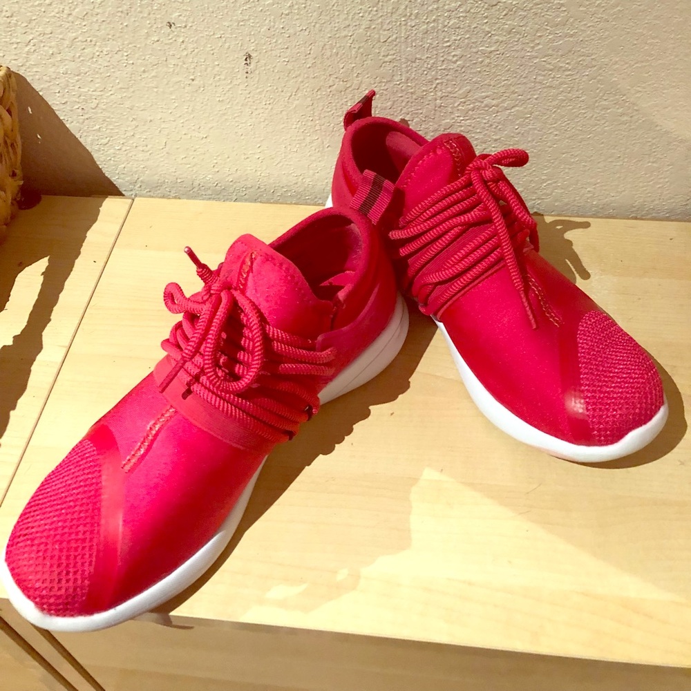 Fabletics running shoes.